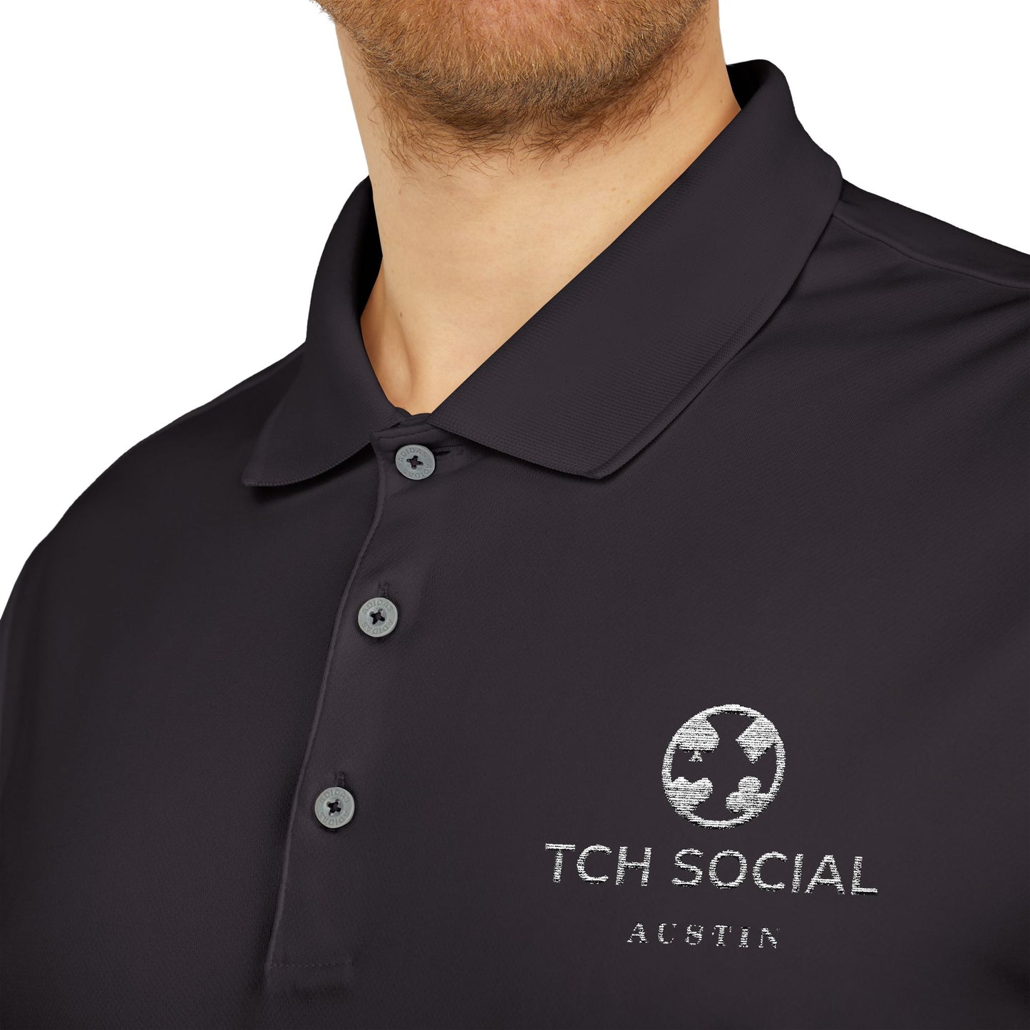 TCH Social Austin Adidas Unisex Performance Polo