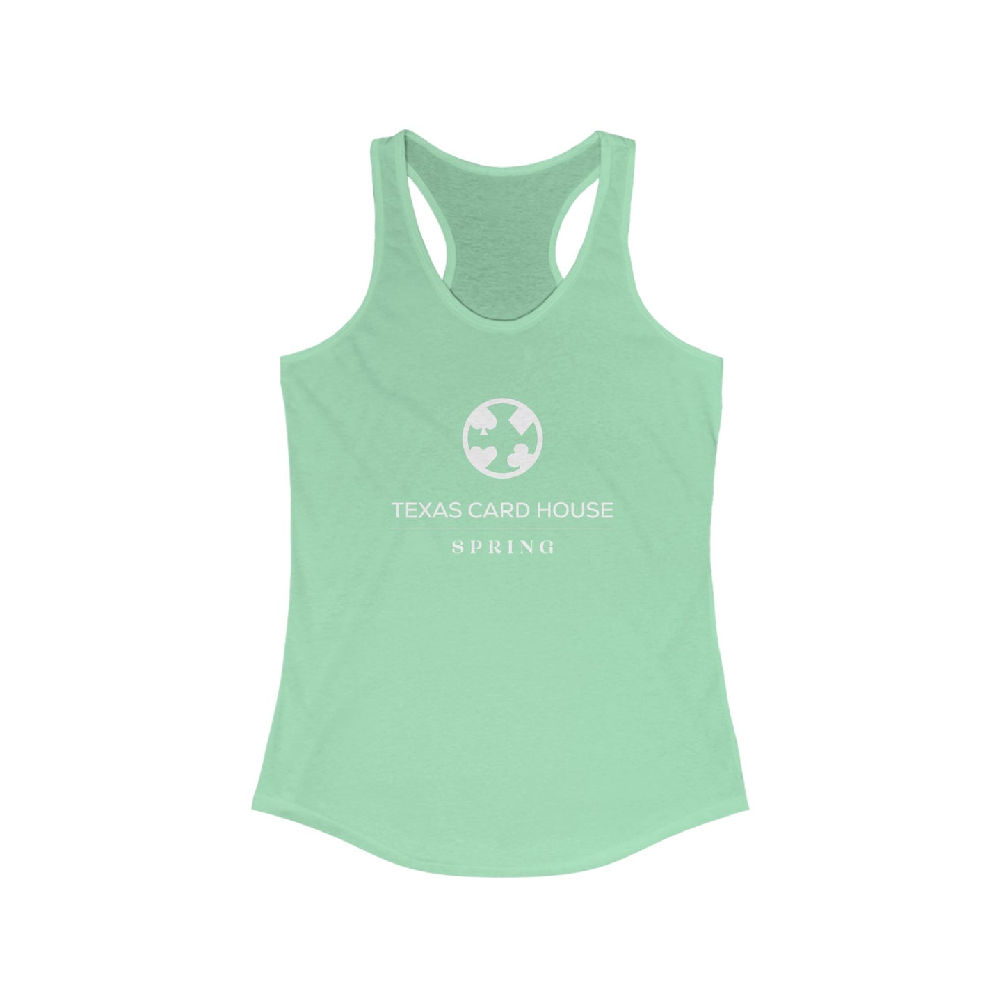 Texas Card House Spring Women's Ideal Racerback Tank