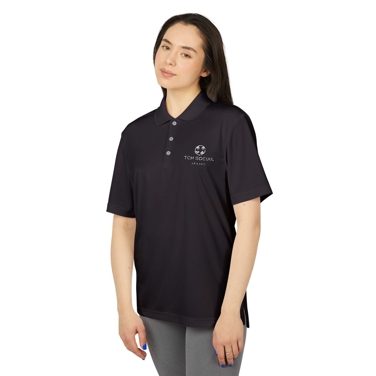TCH Social Austin Adidas Unisex Performance Polo