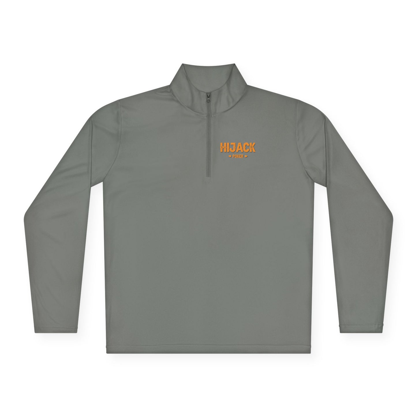 Hijack Poker Orange Logo Unisex Quarter-Zip Pullover