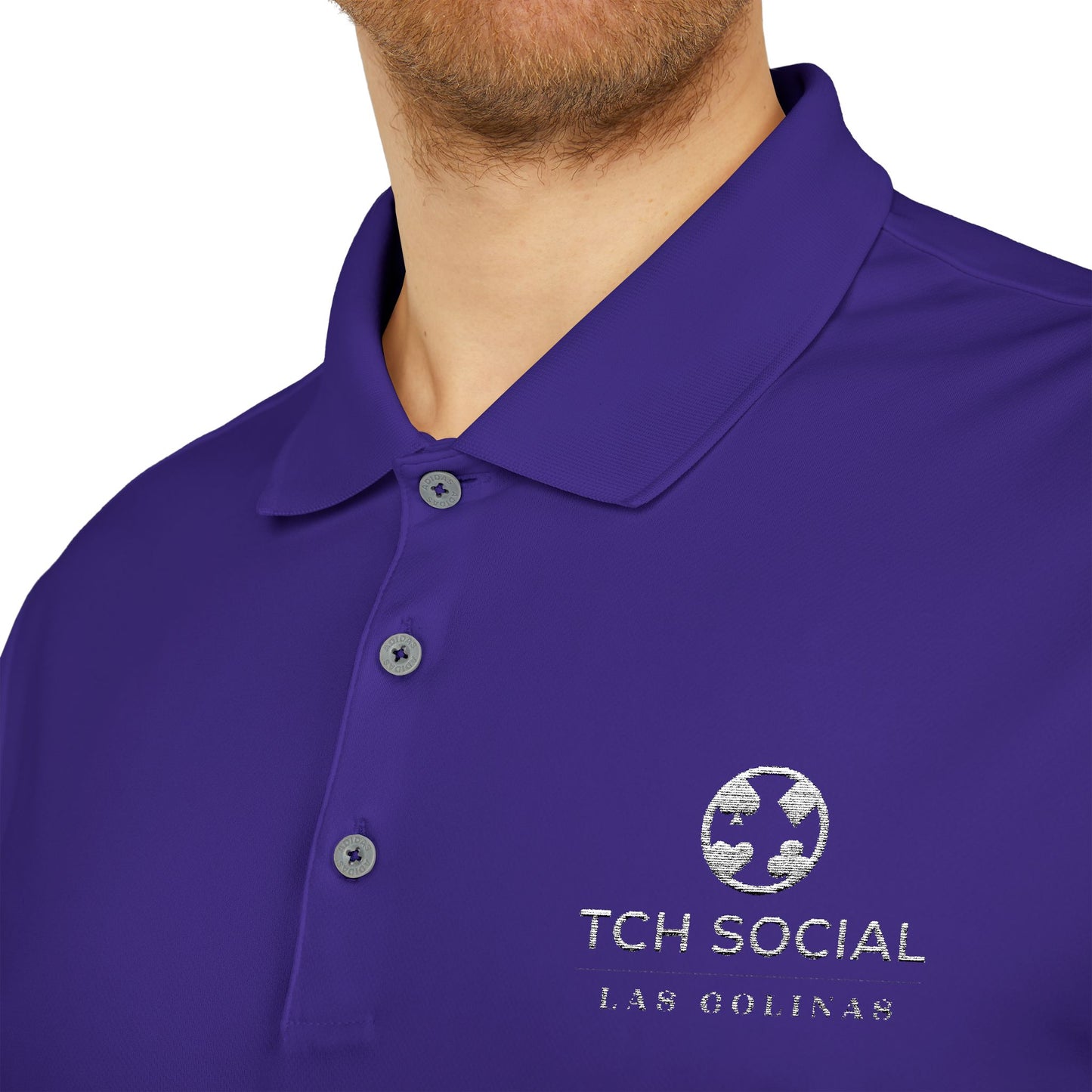 TCH Social Las Colinas Adidas Unisex Performance Polo