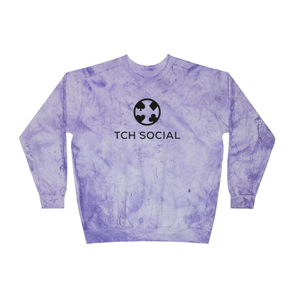 TCH Social Premium Color Blast Crewneck Sweatshirt