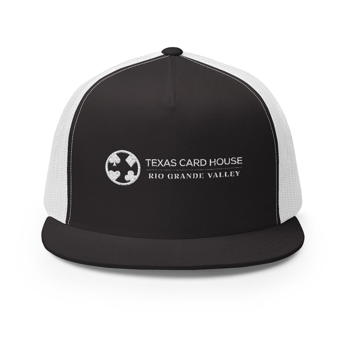 Texas Card House Rio Grande Valley 5 Panel Trucker Cap (Embroidery)