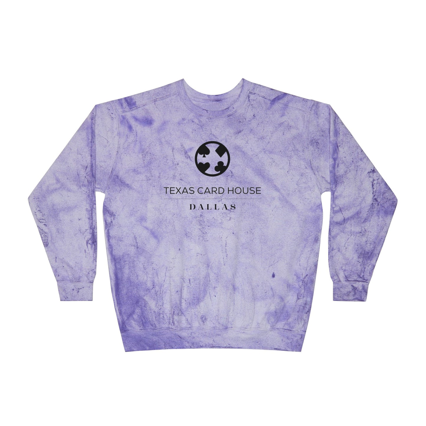 Texas Card House Dallas Premium Color Blast Crewneck Sweatshirt