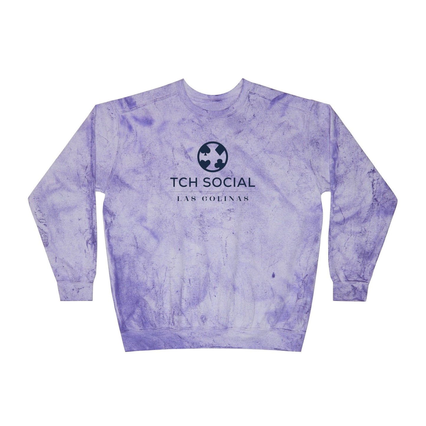 TCH Social Las Colinas Premium Color Blast Crewneck Sweatshirt