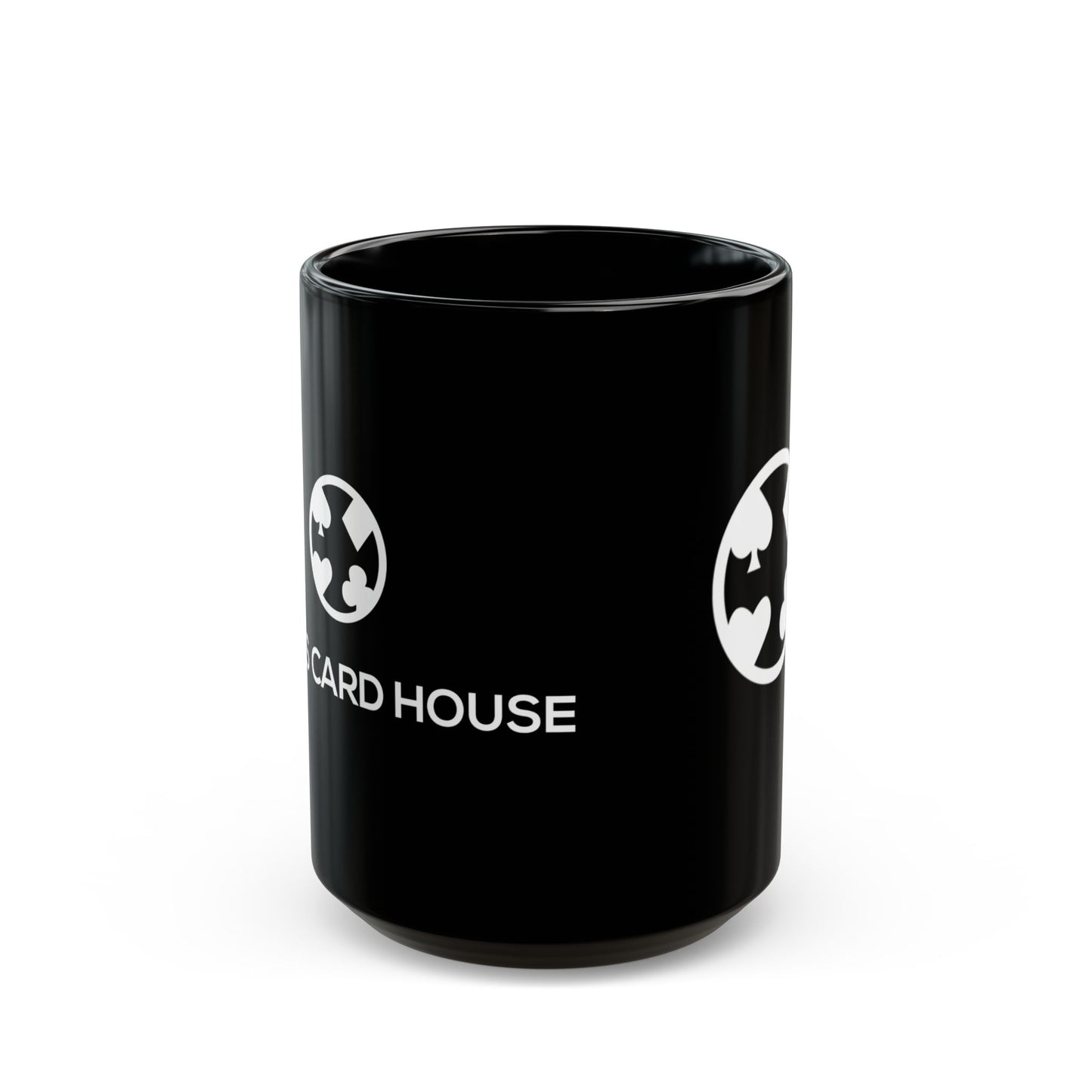 Texas Card House Black Mug (11 & 15oz)