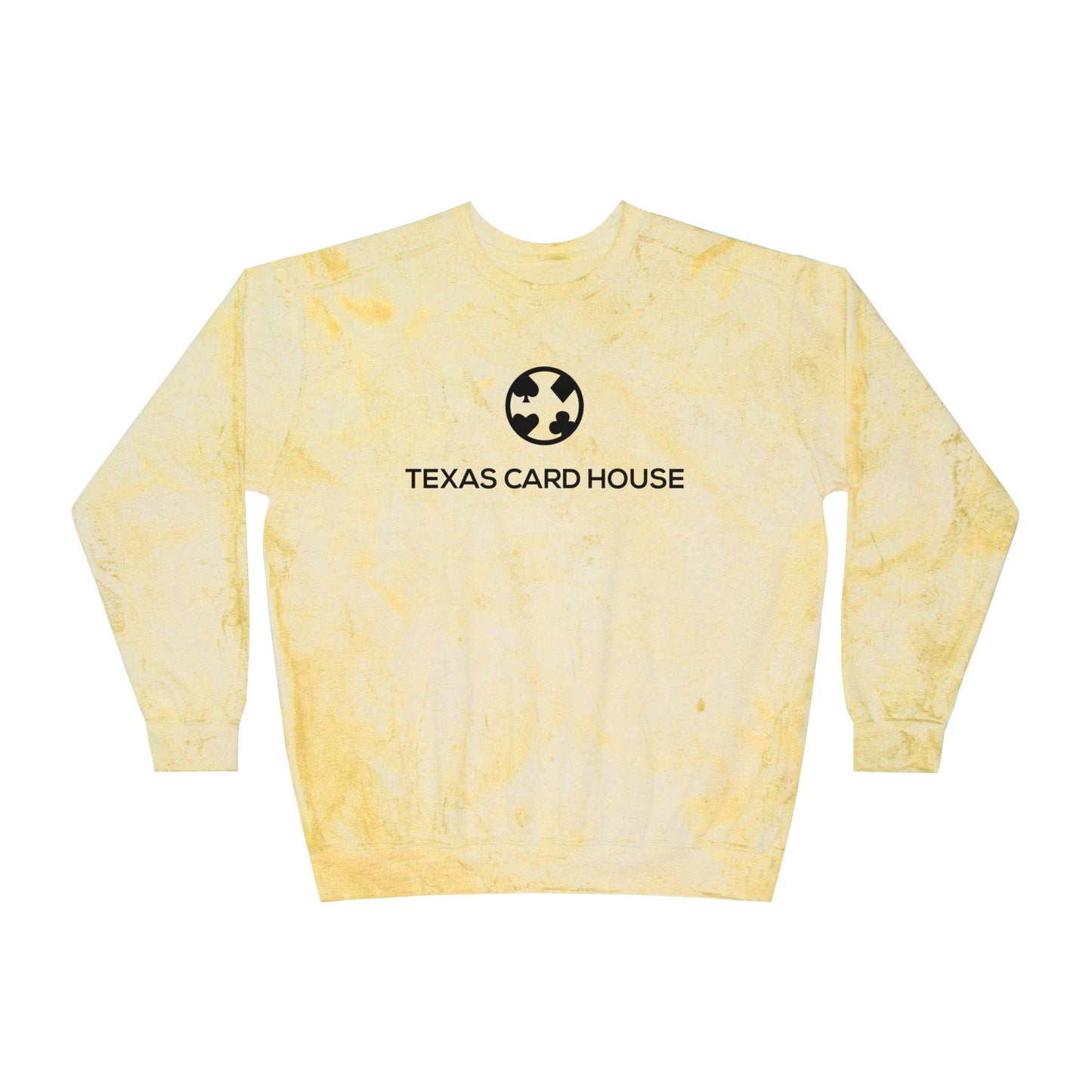 Texas Card House Premium Color Blast Crewneck Sweatshirt