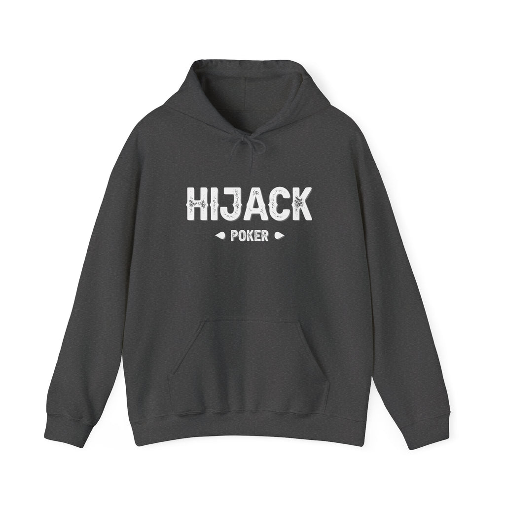 Hijack White Logo Unisex Heavy Blend™ Hooded Sweatshirt