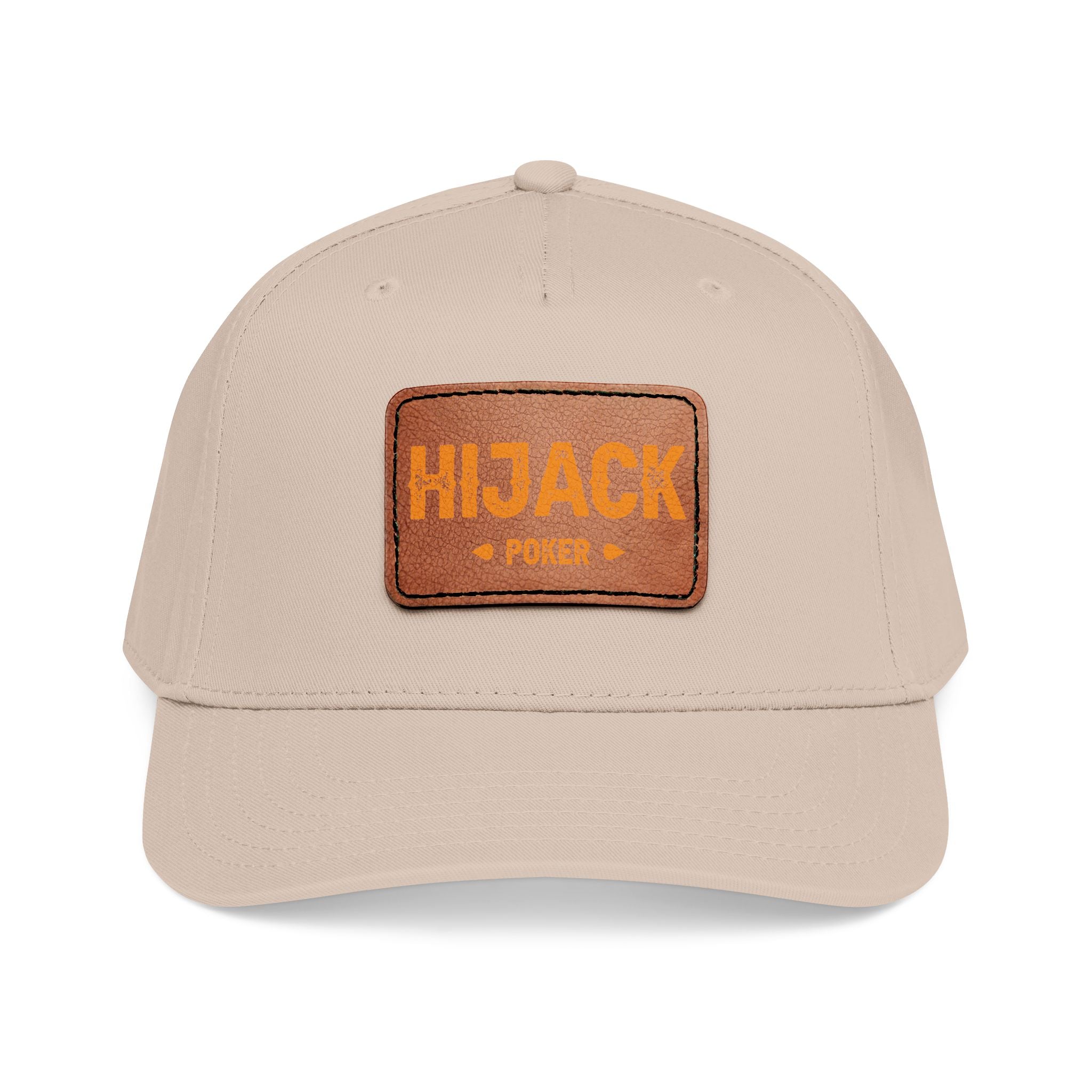HIJACK Poker - Cap with Leather Patch