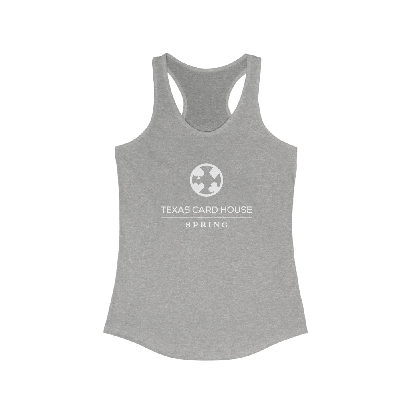 Texas Card House Spring Women's Ideal Racerback Tank