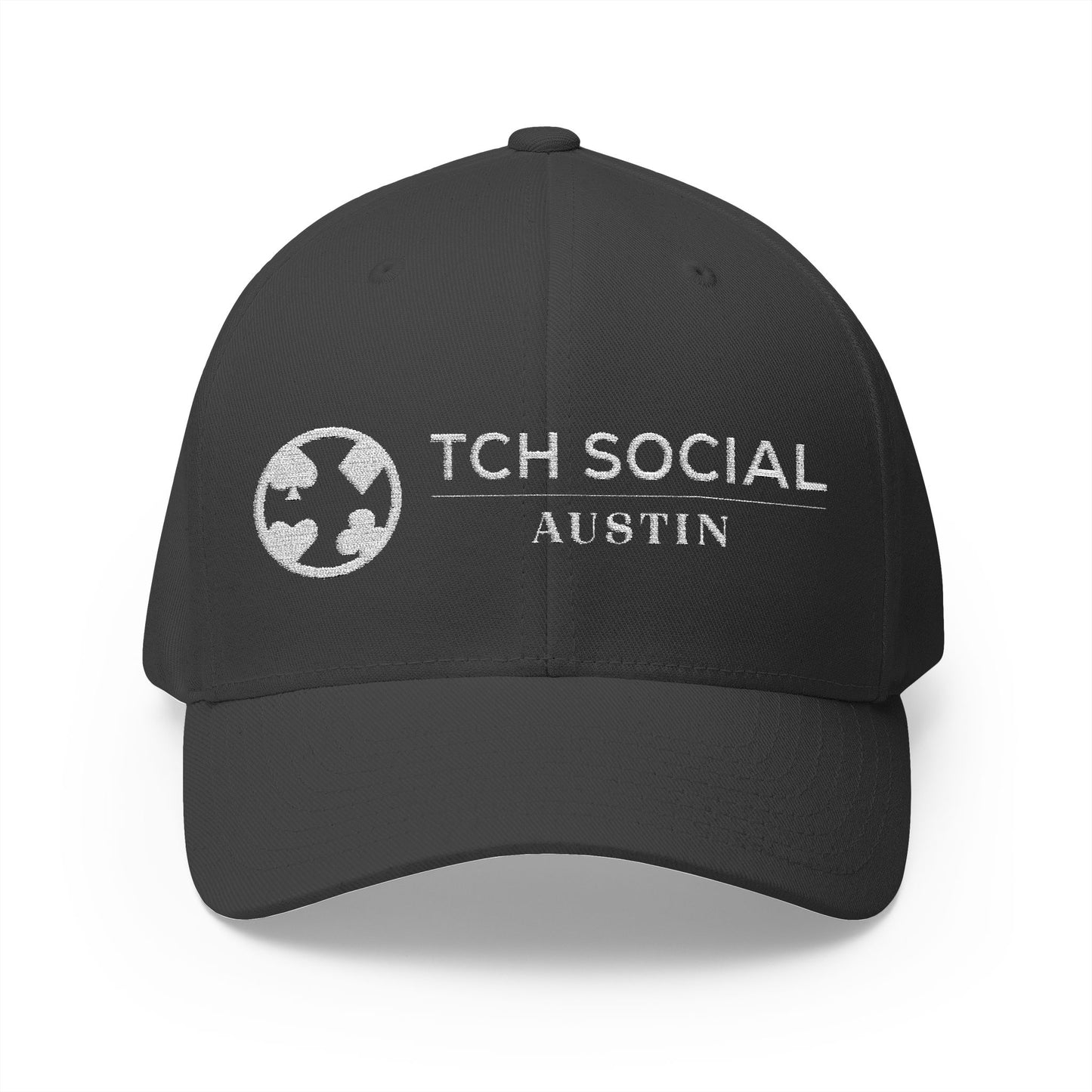 TCH Social Austin Closed-Back Structured Cap (Embroidery)