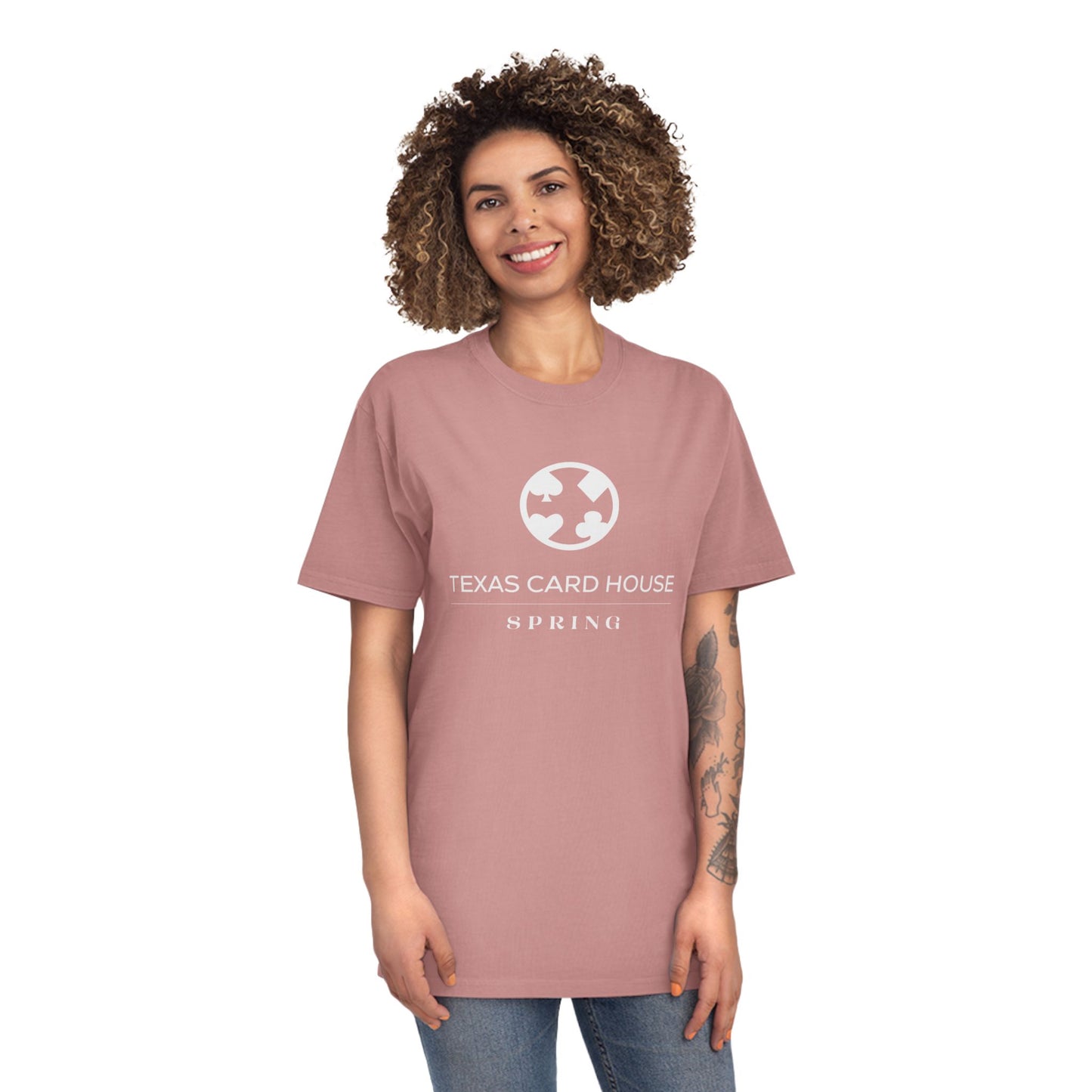 Texas Card House Spring Unisex Faded Shirt