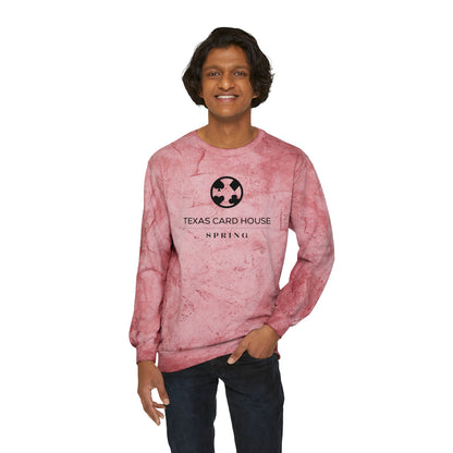 Texas Card House Spring Premium Color Blast Crewneck Sweatshirt