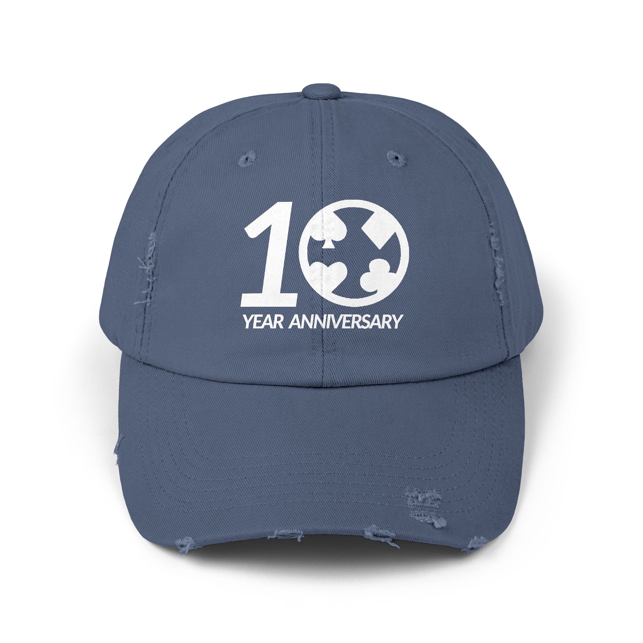TCH 10 Year Anniversary Unisex Distressed Cap