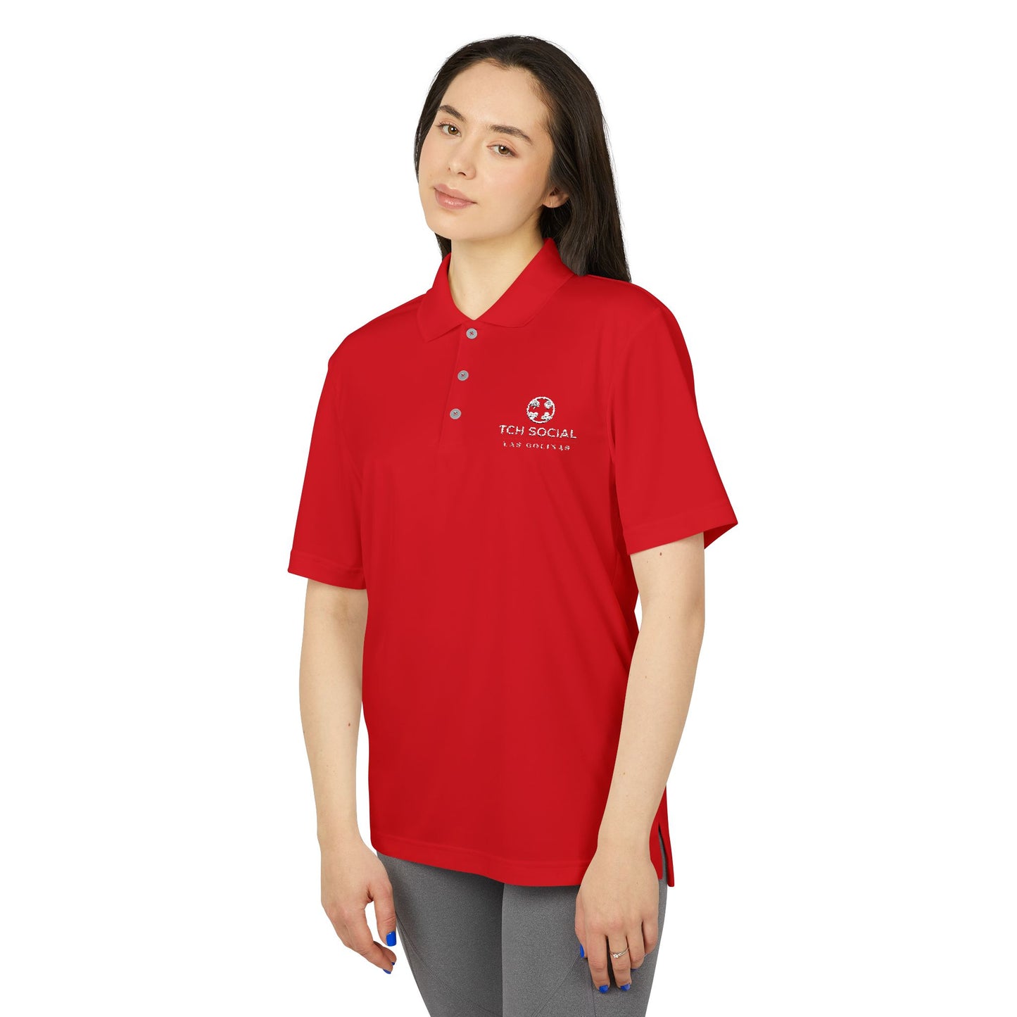 TCH Social Las Colinas Adidas Unisex Performance Polo