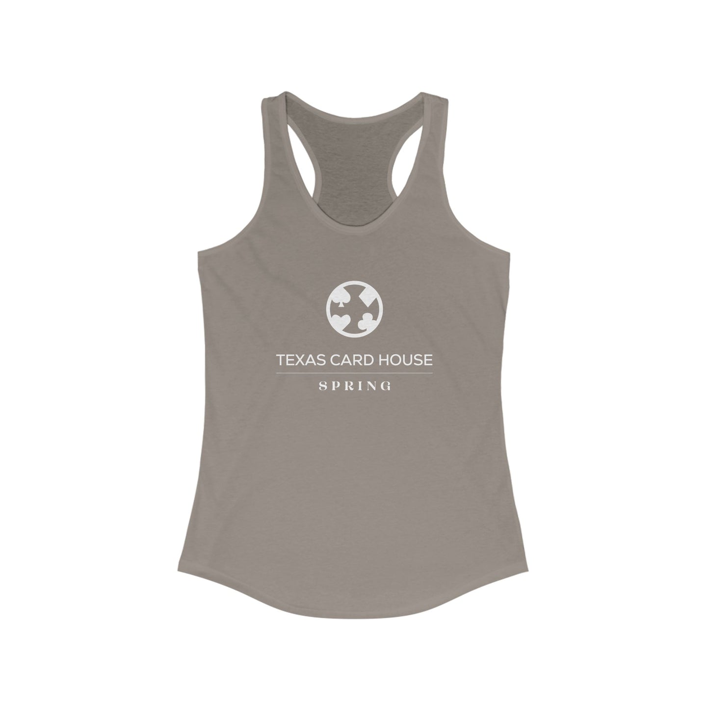 Texas Card House Spring Women's Ideal Racerback Tank