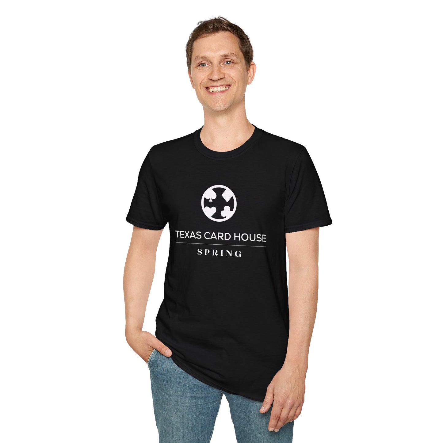 Texas Card House Spring Unisex Softstyle T-Shirt