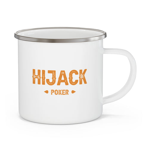 HIJACK Poker - Enamel Camping Mug