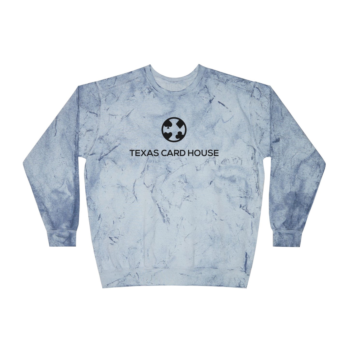 Texas Card House Premium Color Blast Crewneck Sweatshirt