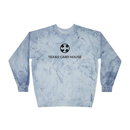 Texas Card House Premium Color Blast Crewneck Sweatshirt