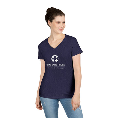 Texas Card House Rio Grande Valley Ladies' V-Neck T-Shirt