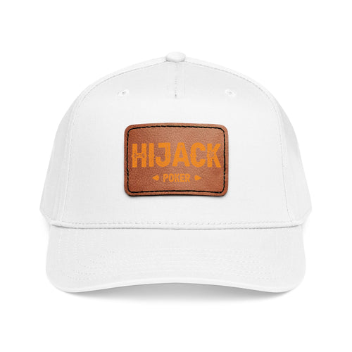 HIJACK Poker - Cap with Leather Patch