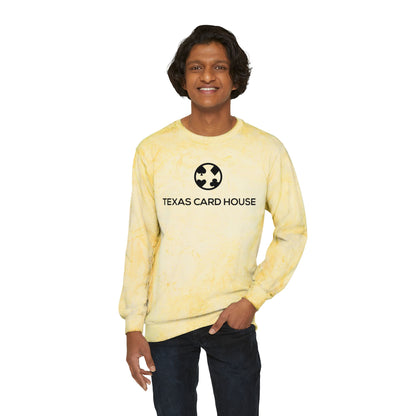 Texas Card House Premium Color Blast Crewneck Sweatshirt