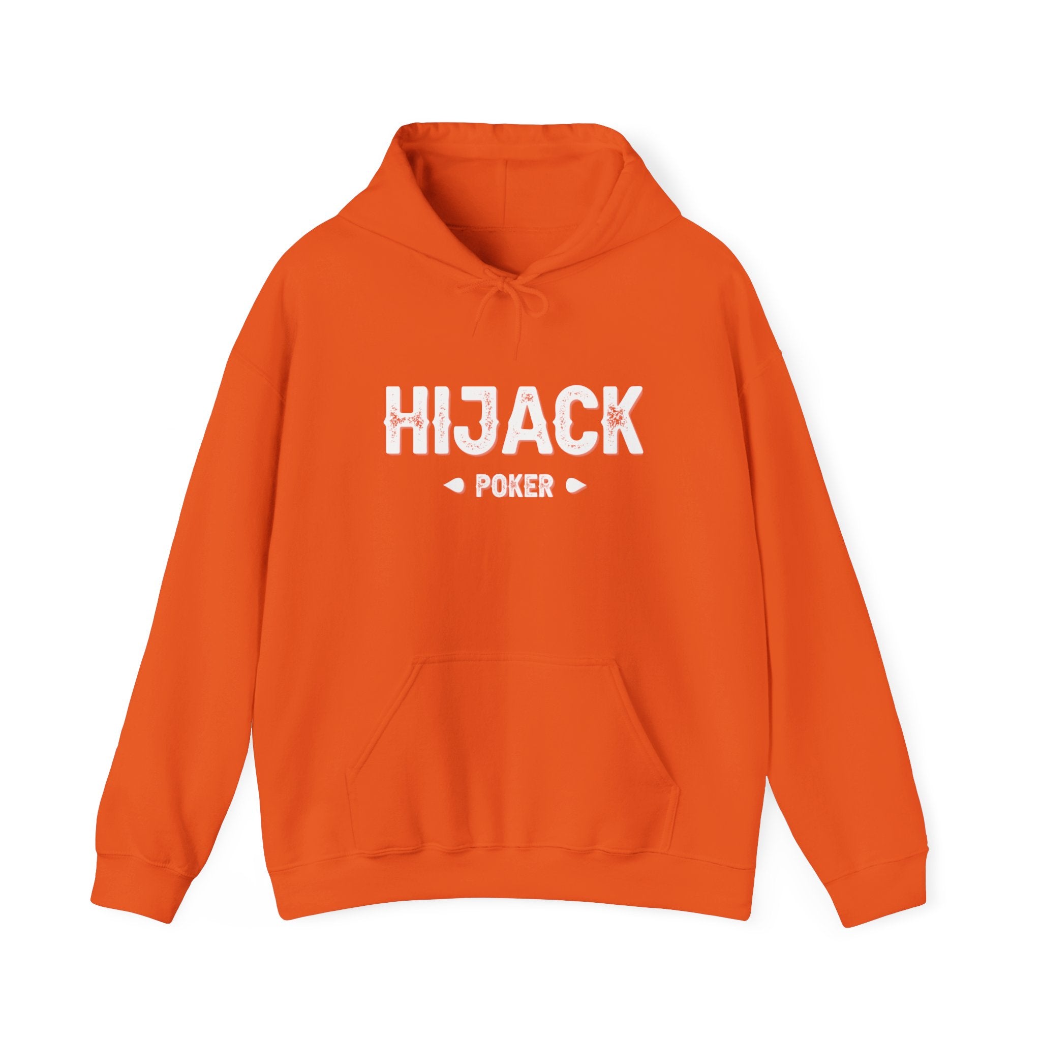 Hijack White Logo Unisex Heavy Blend™ Hooded Sweatshirt