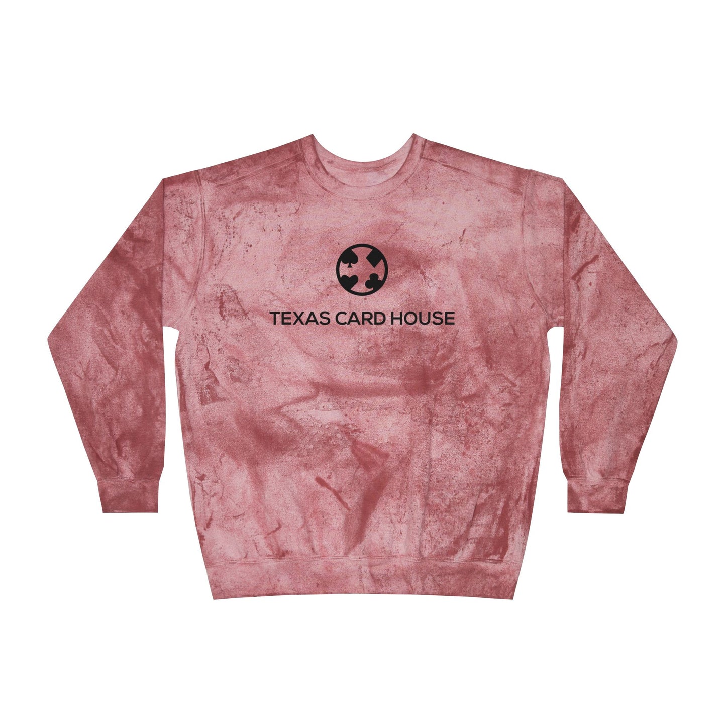 Texas Card House Premium Color Blast Crewneck Sweatshirt