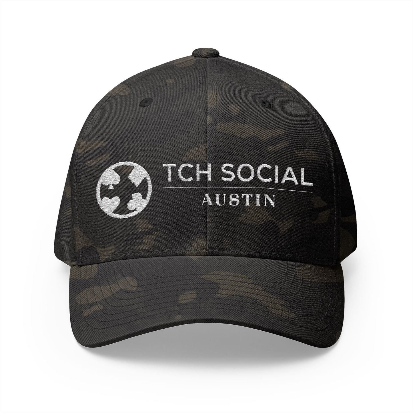 TCH Social Austin Closed-Back Structured Cap (Embroidery)