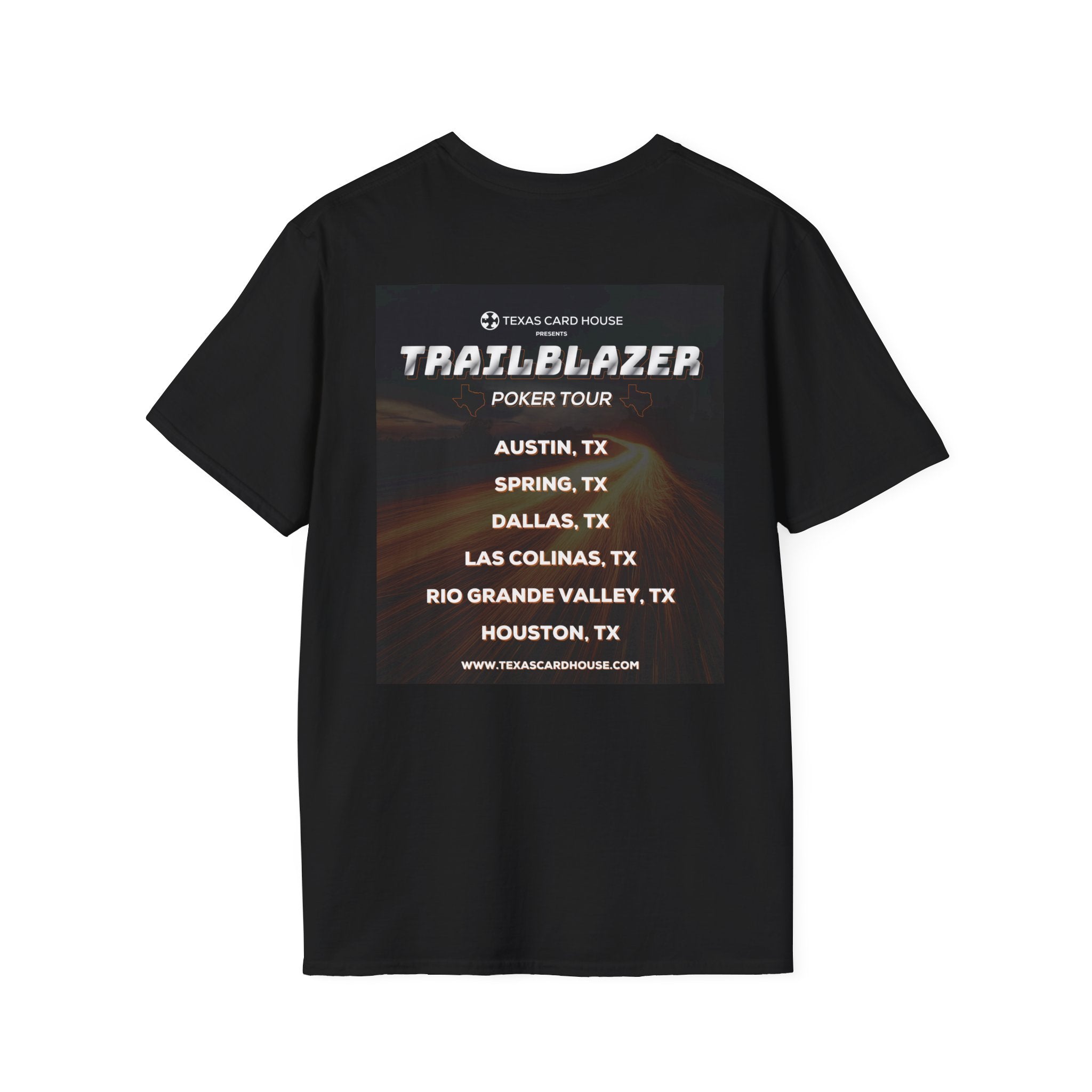 Trailblazer Poker Tour Unisex Softstyle T-Shirt
