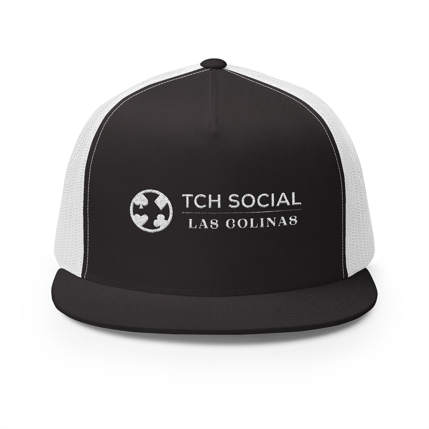 TCH Social Las Colinas 5 Panel Trucker Cap (Embroidery)