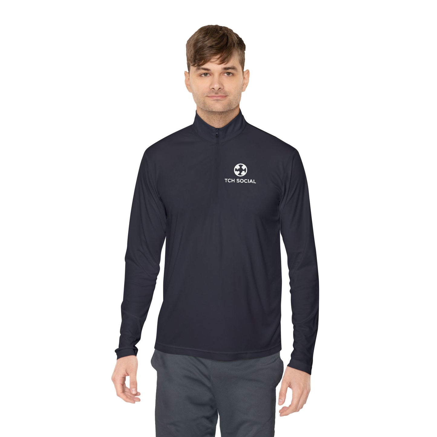 TCH Social Unisex Quarter-Zip Pullover