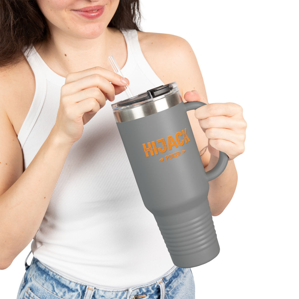 Hijack Poker Insulated Travel Mug, 40oz
