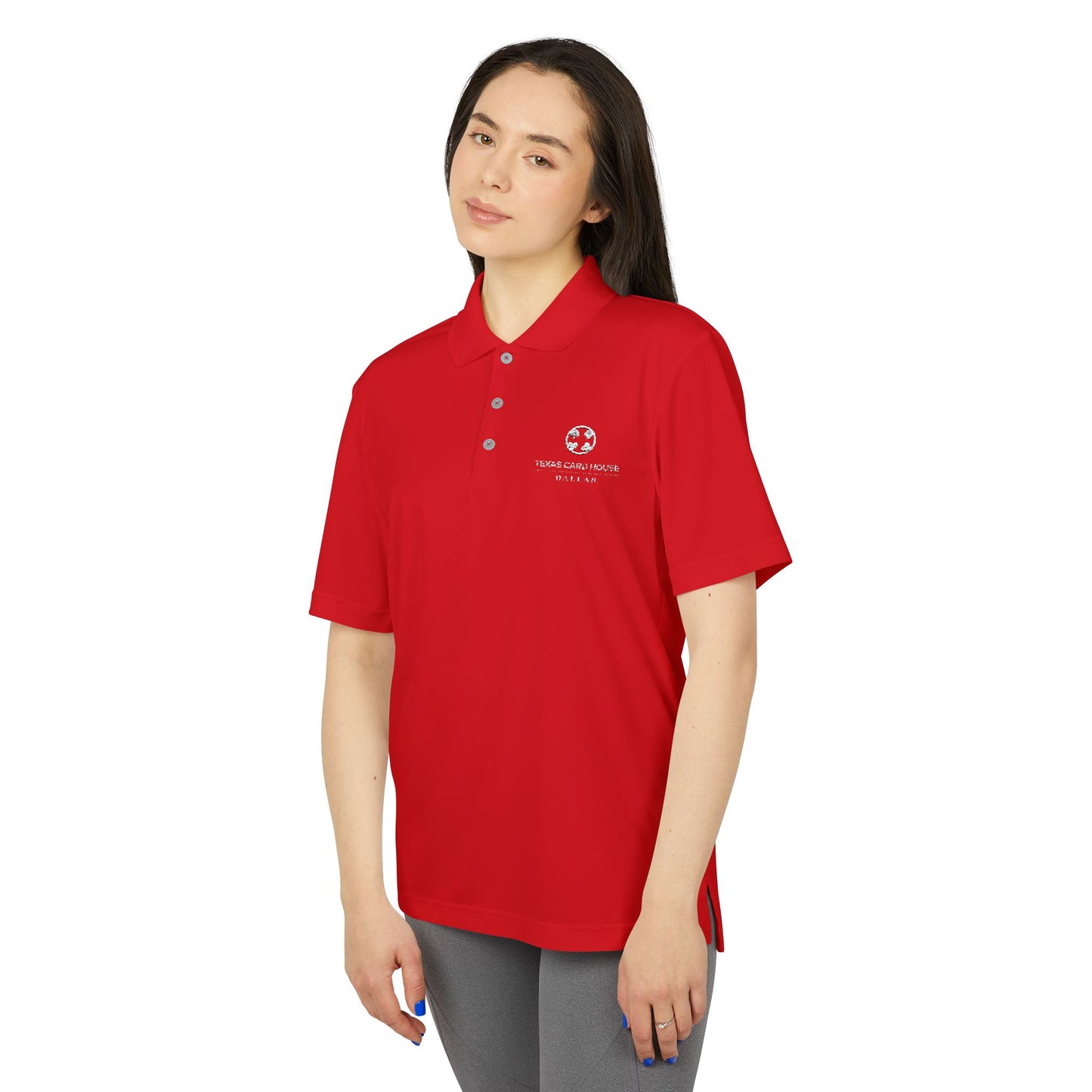 Texas Card House Dallas Adidas Unisex Performance Polo