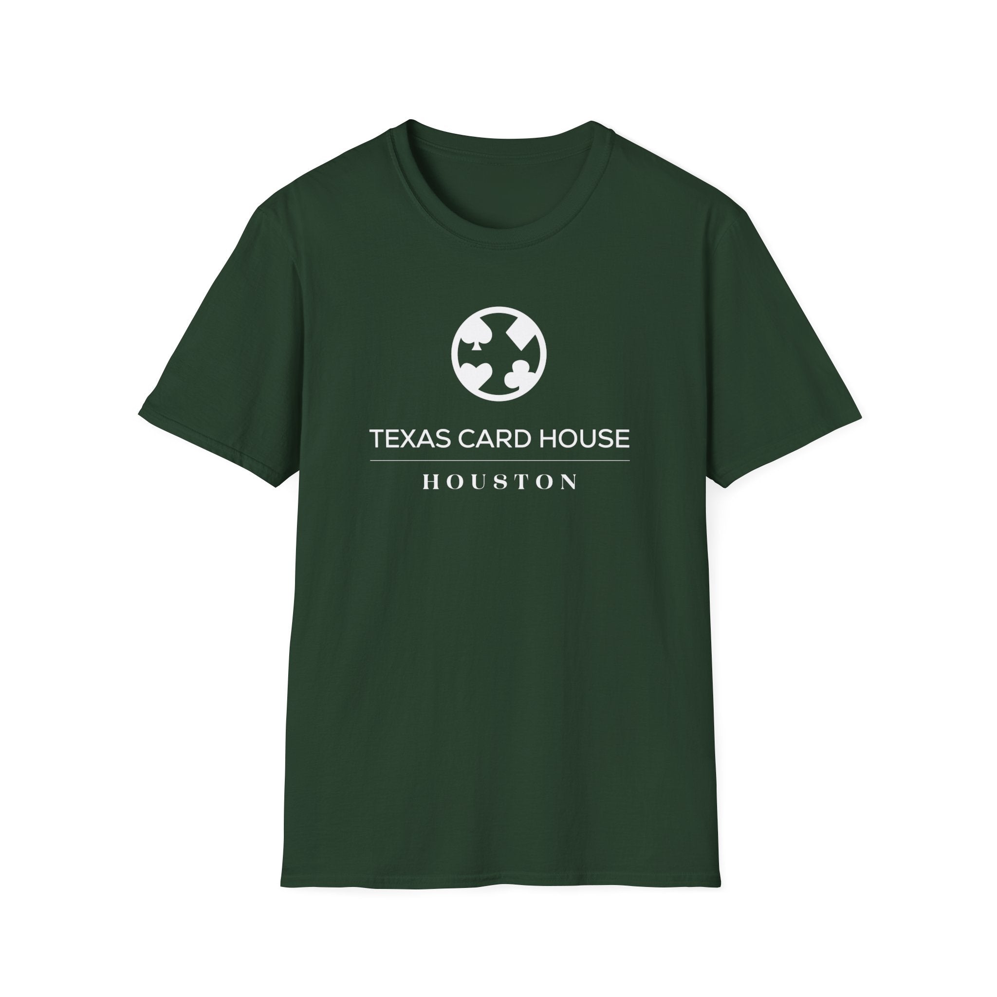 Texas Card House Houston Unisex Softstyle T-Shirt