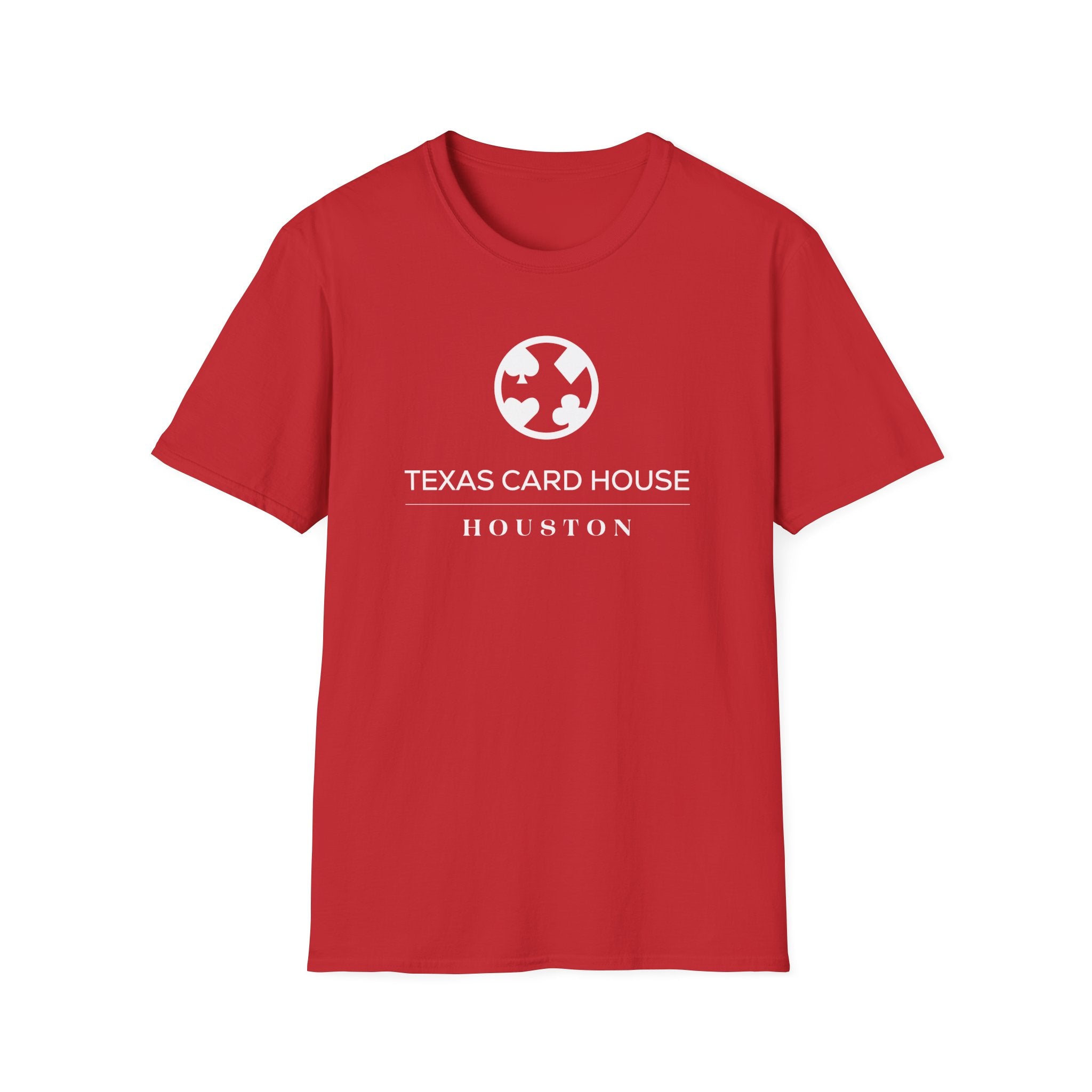Texas Card House Houston Unisex Softstyle T-Shirt