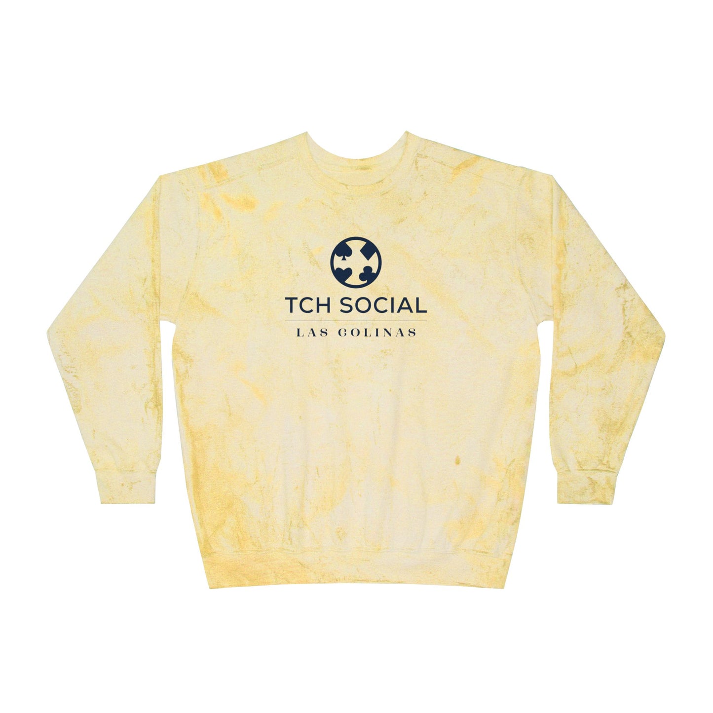 TCH Social Las Colinas Premium Color Blast Crewneck Sweatshirt