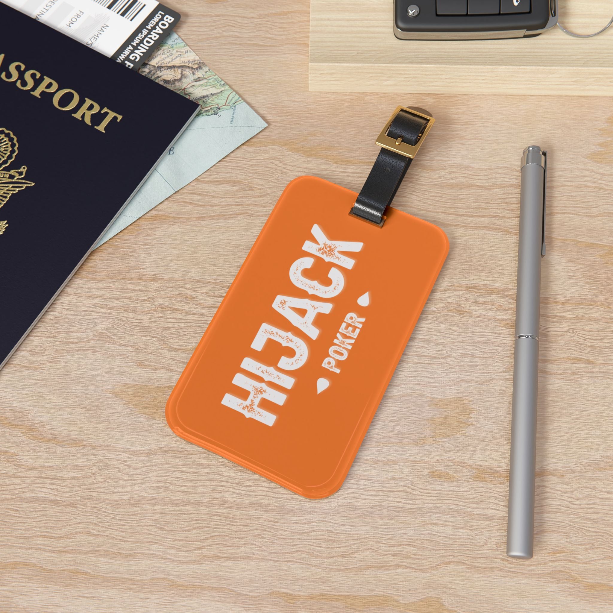 Hijack Poker Luggage Tag