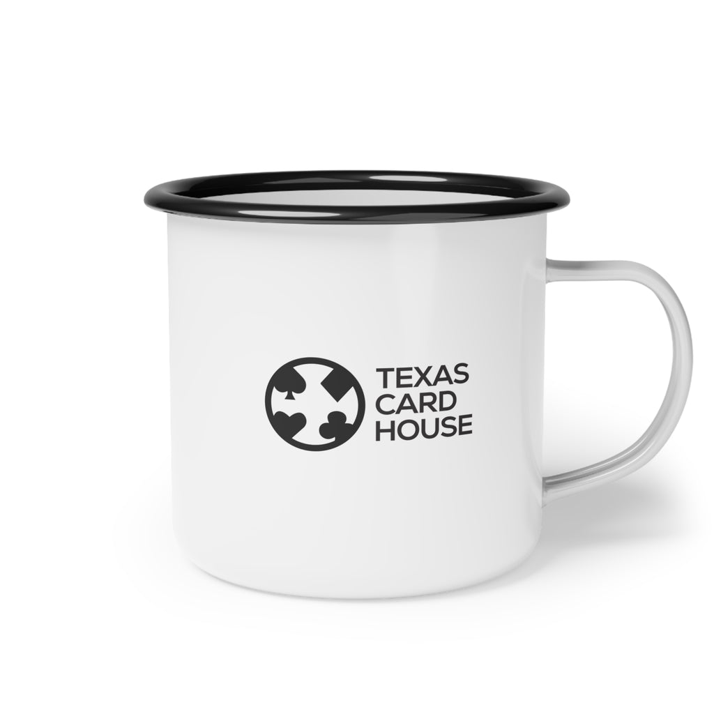 Texas Card House - Enamel Camp Cup