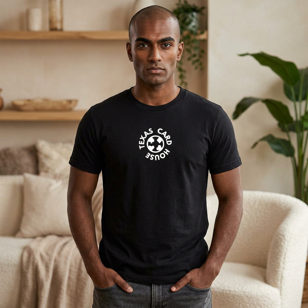 Round Chip Tee — Tri-Blend Poker T‑Shirt