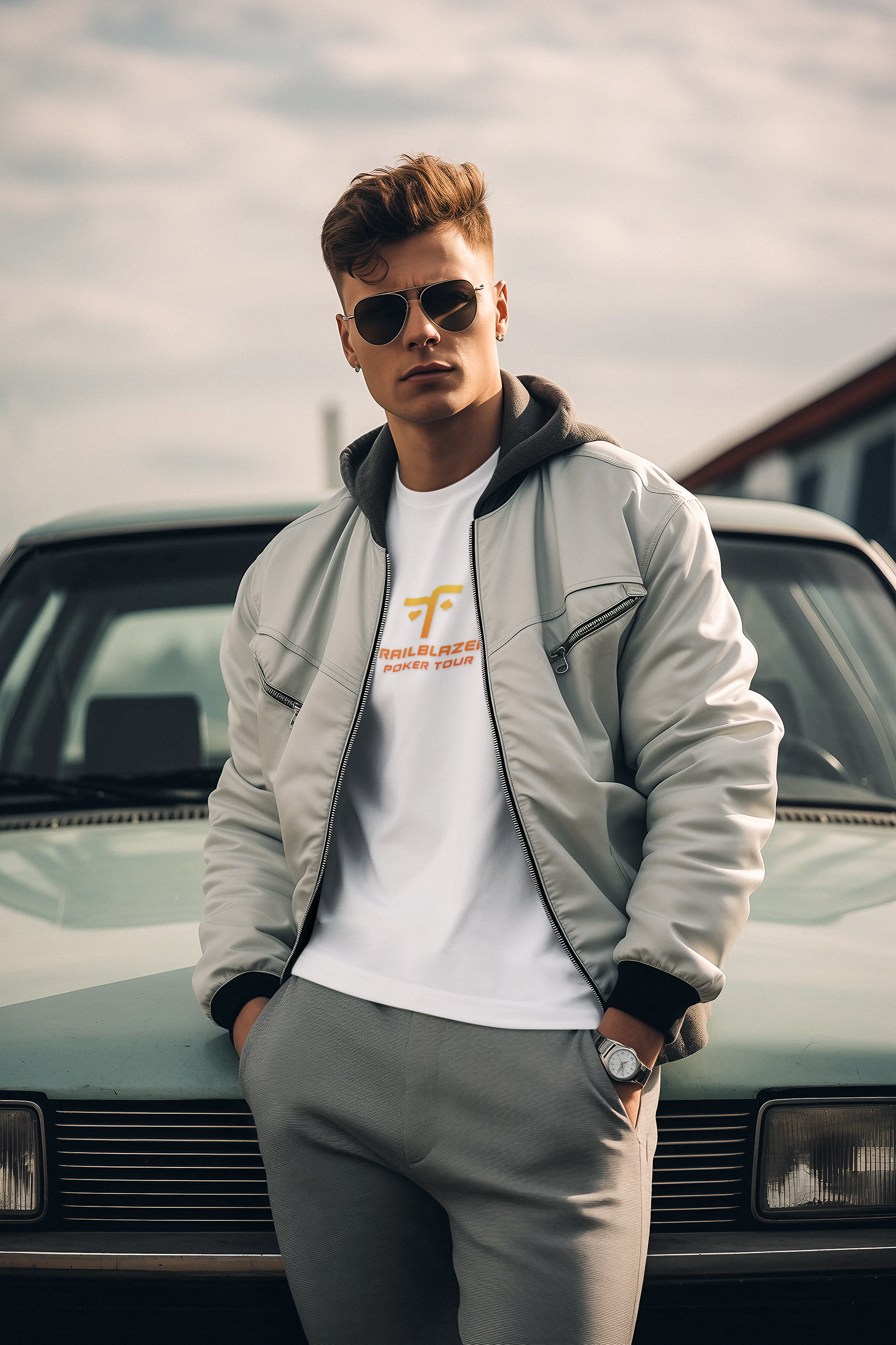 Trailblazer - Stacked Tri-Blend T-shirt