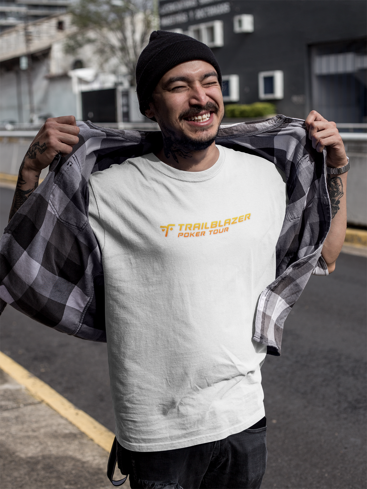 Trailblazer - Splashed Tri-Blend T-shirt