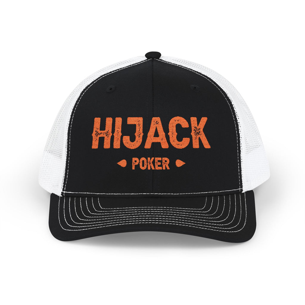 HIJACK Poker - Snapback Trucker Cap (Embroidery)