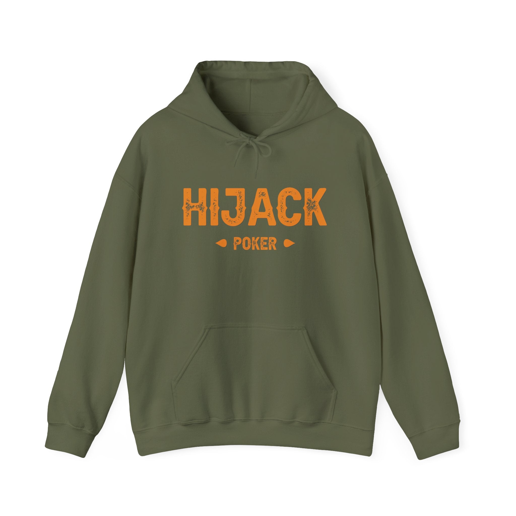 Hijack Orange Logo Unisex Heavy Blend™ Hooded Sweatshirt