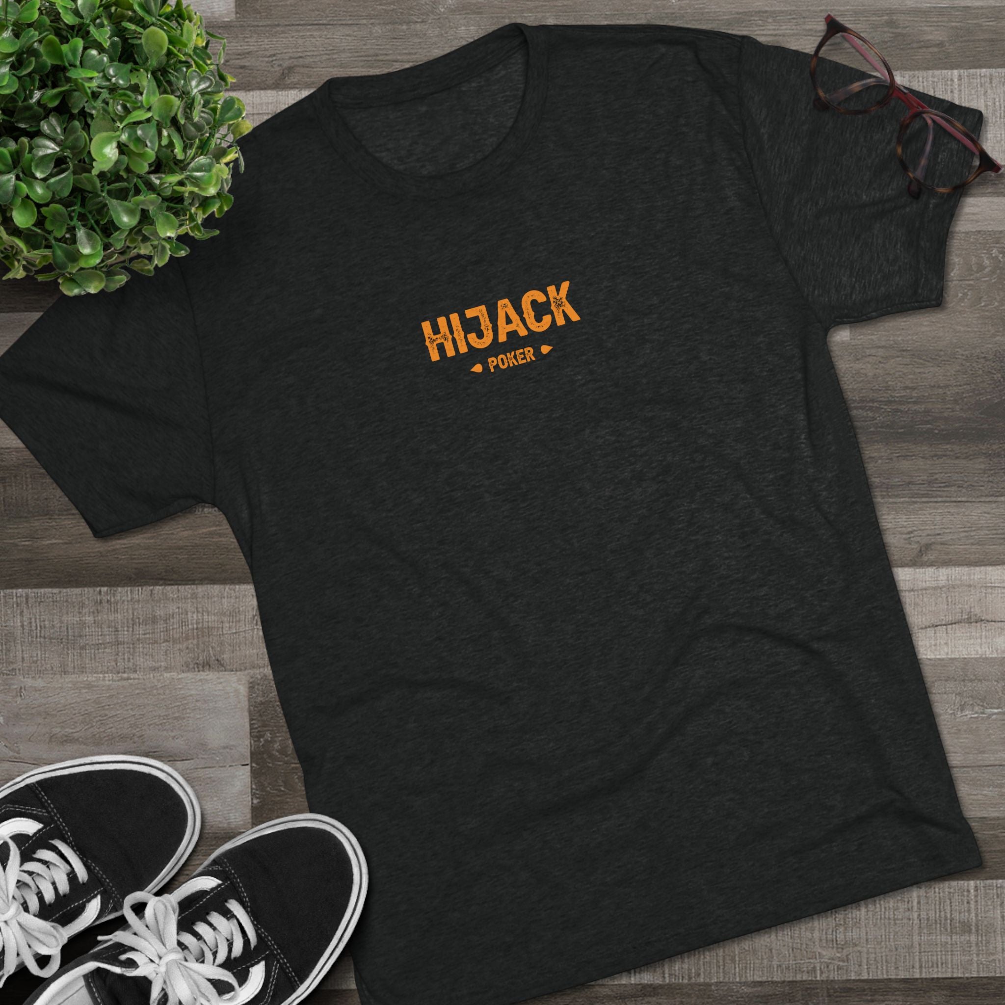 HIJACK Poker - Tri-Blend Crew Tee
