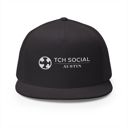 TCH Social Austin 5 Panel Trucker Cap (Embroidery)