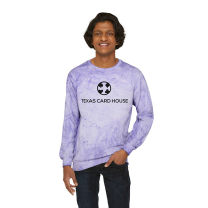 Texas Card House Premium Color Blast Crewneck Sweatshirt