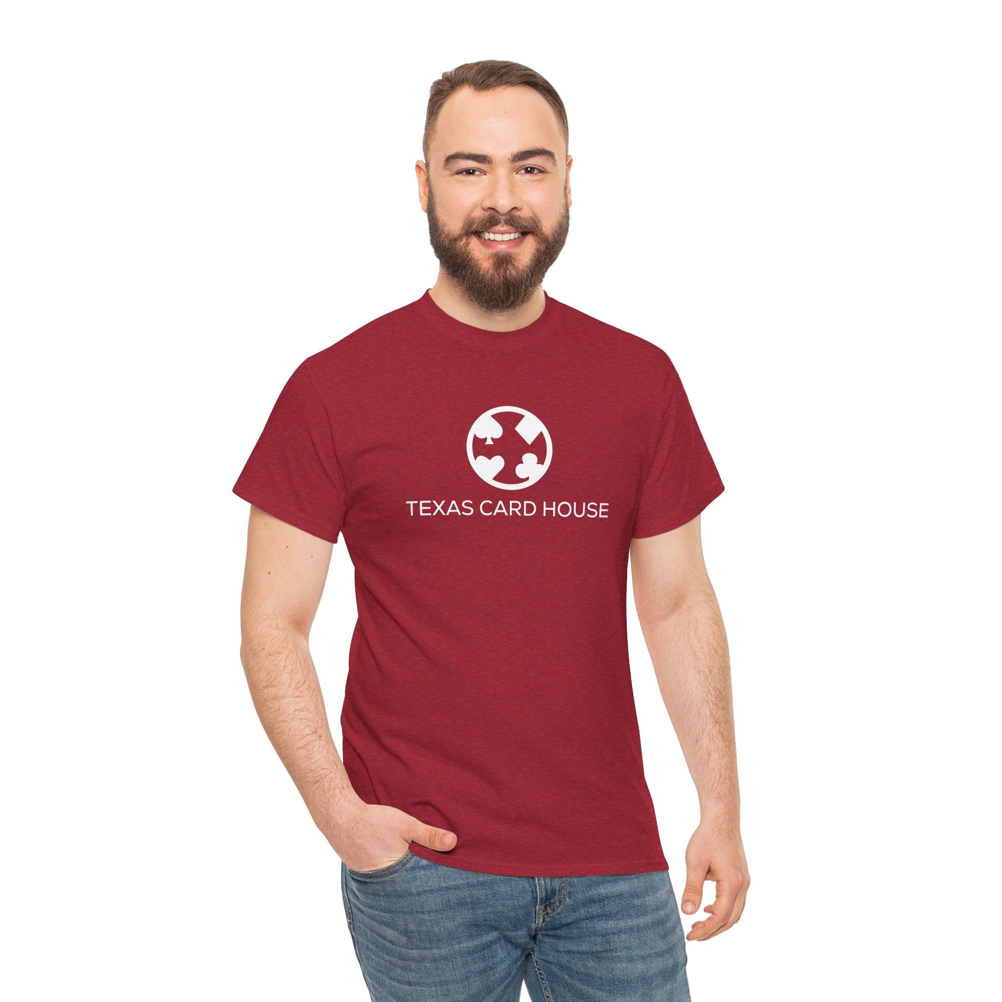 Texas Card House Unisex Heavy Cotton Tee