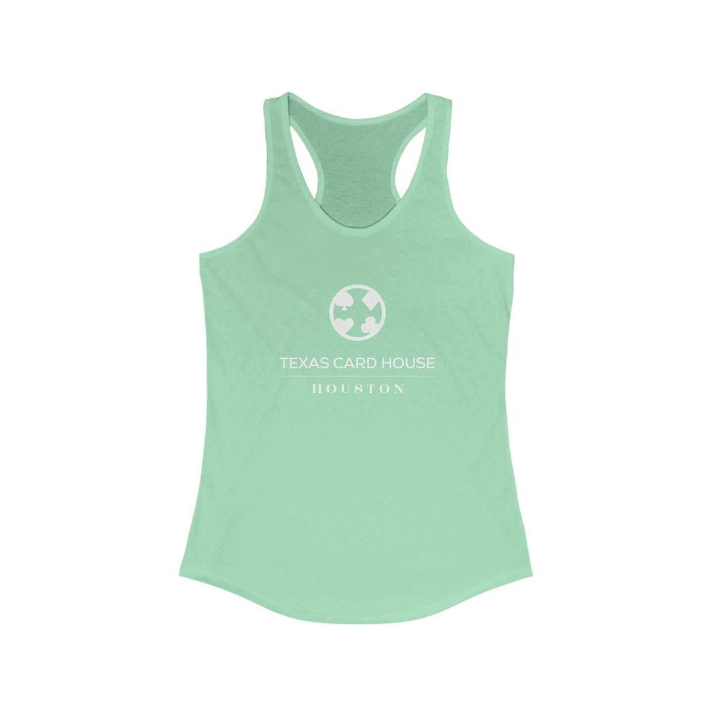 Texas Card House Houston Women's Ideal Racerback Tank